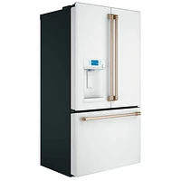 Café 36" 22.2 Cu. Ft. Counter-Depth French Door Refrigerator (CYE22TP4MW2) - Matte White