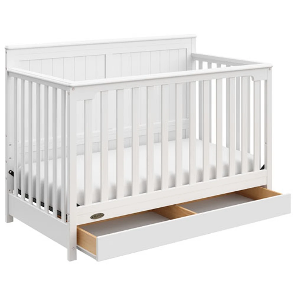 Lit de bébé transformable 4-en-1 Hadley de Graco - Blanc