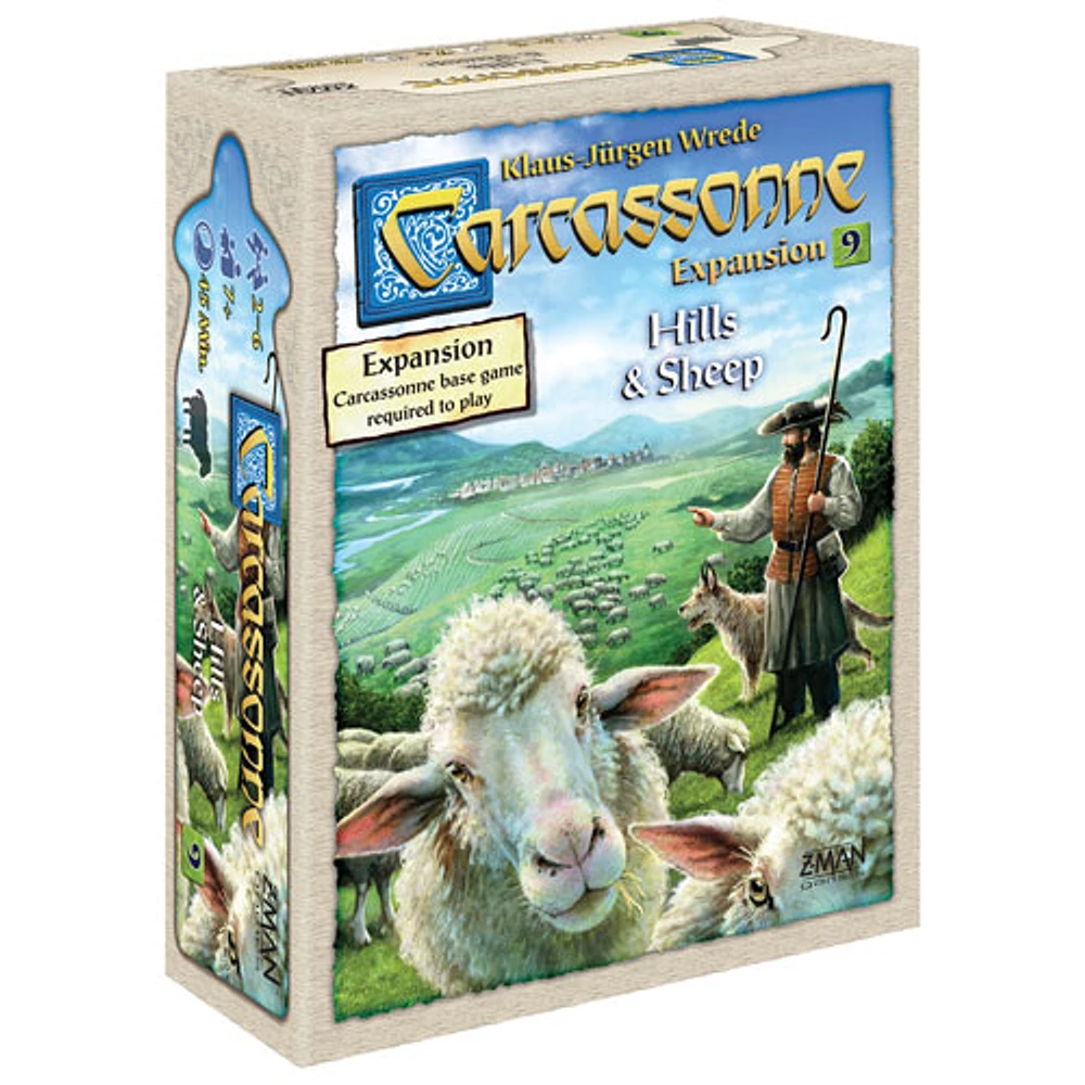 Jeu de société Carcassonne Expansion 9: Hills and Sheep - Anglais