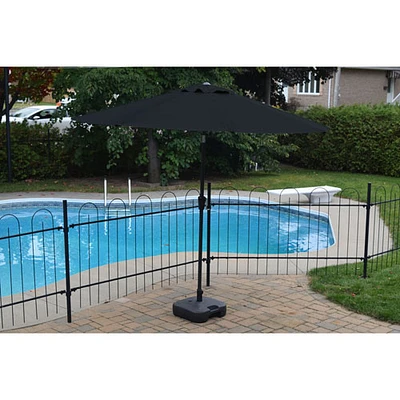 Corriveau Full-Sized 8 ft. Octagon Patio Umbrella - Black