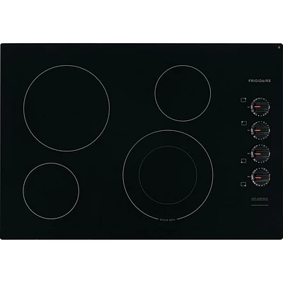 Frigidaire 30" 4-Element Electric Cooktop (FFEC3025UB) - Black