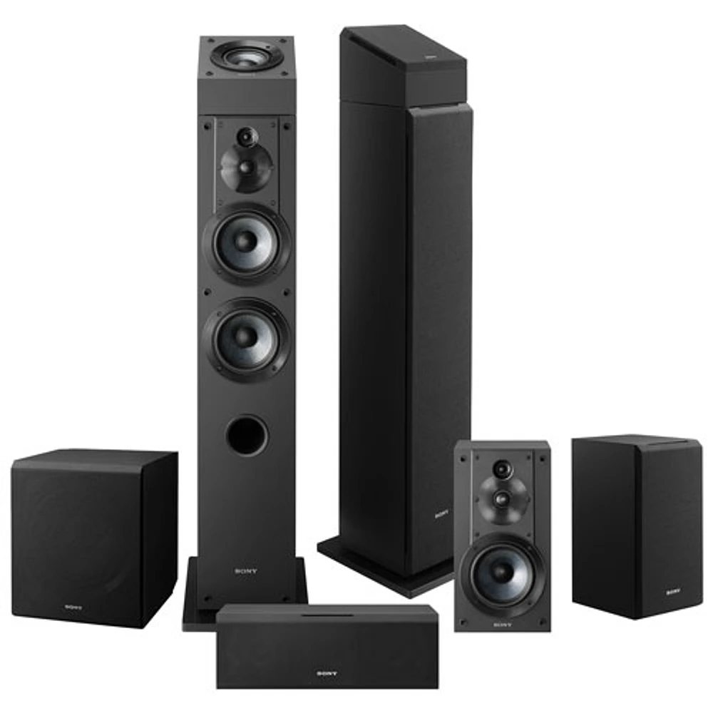 Haut-parleur de canal central à 2 voies de 145 W SS-CS8 de Sony - Noir