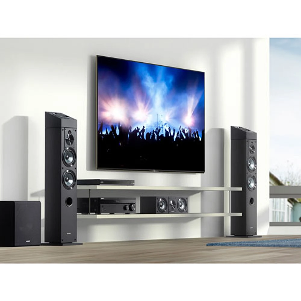 Haut-parleur de canal central à 2 voies de 145 W SS-CS8 de Sony - Noir