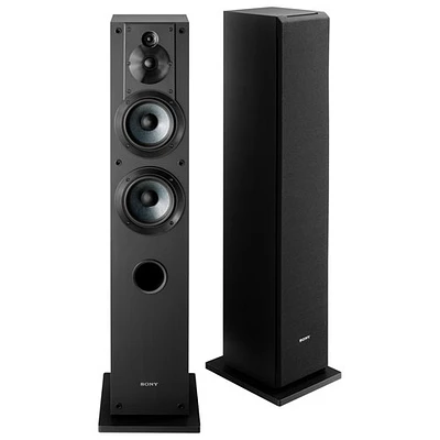 Haut-parleur colonne à 3 voies de 145 W SS-CS3 de Sony - Unité - Noir