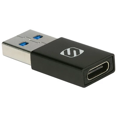 Adaptateur USB-C à USB 3.0 StrikeLine de Scosche - Ensemble de 2 - Noir
