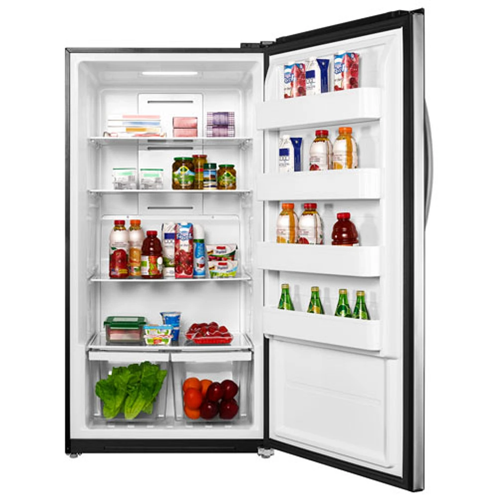 Insignia 17 Cu. Ft. Garage Ready Upright Convertible Freezer (NS-UZ17SS0) - Stainless - Only at Best Buy