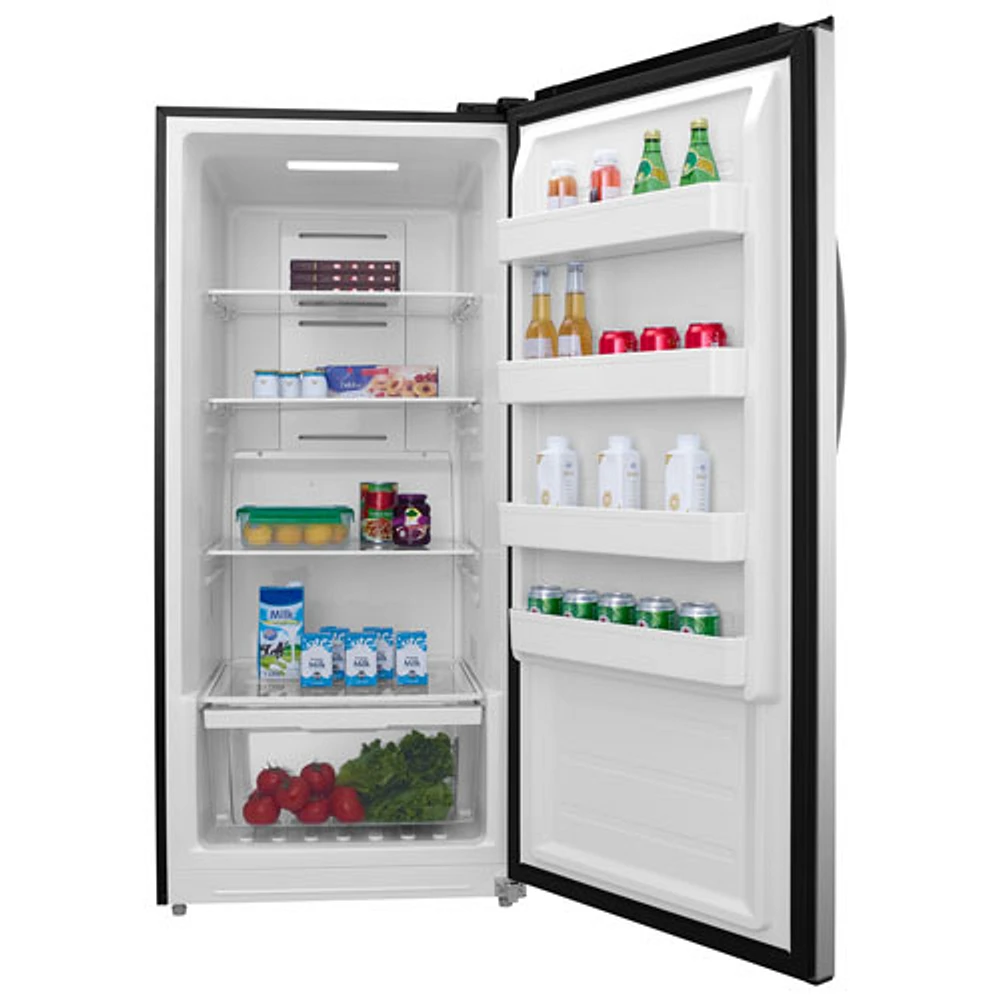 Insignia 13.8 Cu.Ft. Garage Ready Upright Convertible Freezer(NS-UZ14SS0) - Stainless - Only at Best Buy