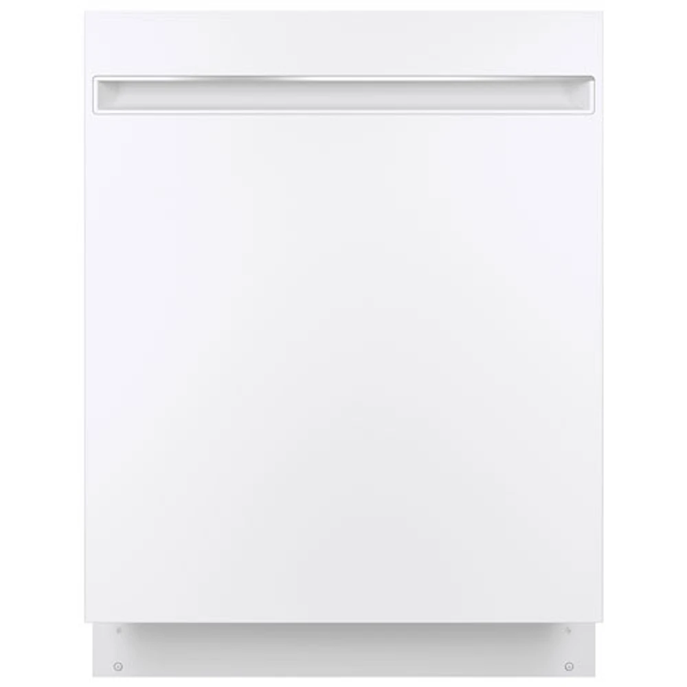 Lave-vaisselle encastrable 24 po 51 dB avec cuve en acier inoxydable de GE (GDT225SGLWW) - Blanc