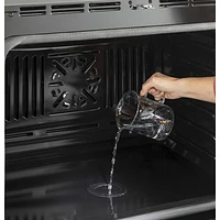 GE 27" 4.3 Cu. Ft. Self-Clean Electric Wall Oven (JKS3000SNSS) - Stainless Steel