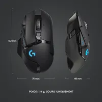 Logitech G502 LIGHTSPEED 25600 DPI Wireless Optical Gaming Mouse - Black