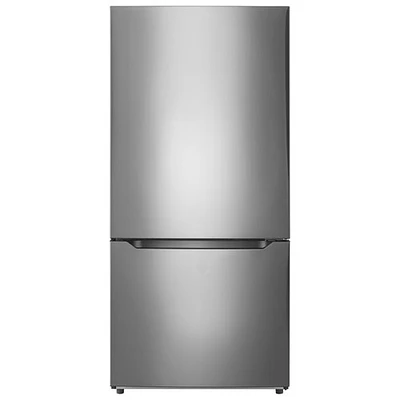 Insignia 30" 18.6 Cu. Ft. Bottom Freezer Refrigerator (NS-RBM18SS0-C) - Stainless - Only at Best Buy