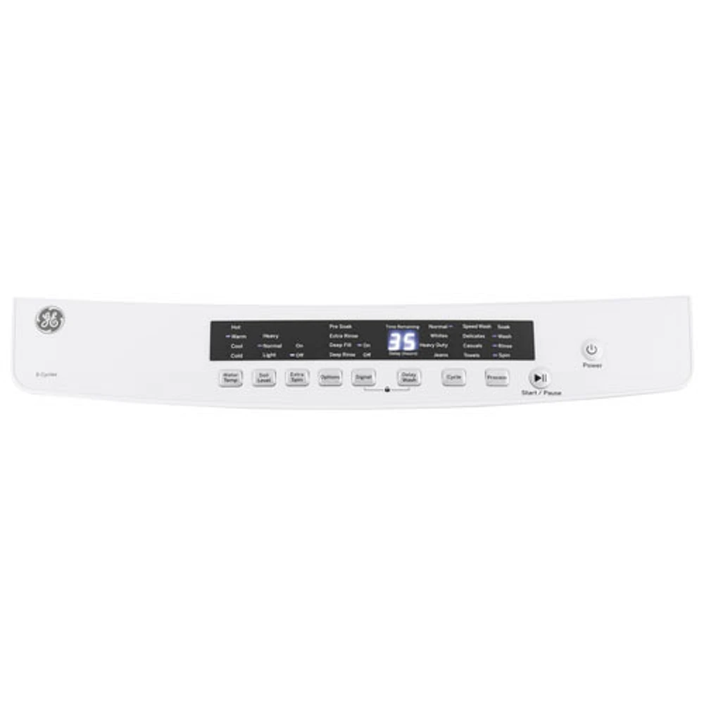 Laveuse portative à chargement par le haut de 3,3 pi³ de GE (GNW128PSMWW) - Blanc