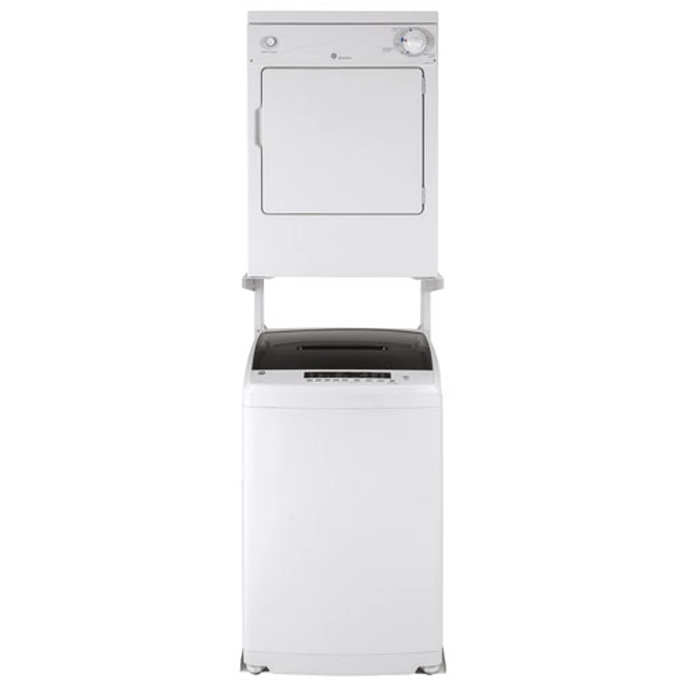 Laveuse portative à chargement par le haut de 3,3 pi³ de GE (GNW128PSMWW) - Blanc