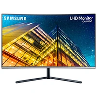 Moniteur DEL incurvé VA Ultra HD 4K 60 Hz de 32 po de Samsung avec temps de réponse de 4 ms gris à gris (LU32R590CWNXZA) - Bleu foncé/Gris