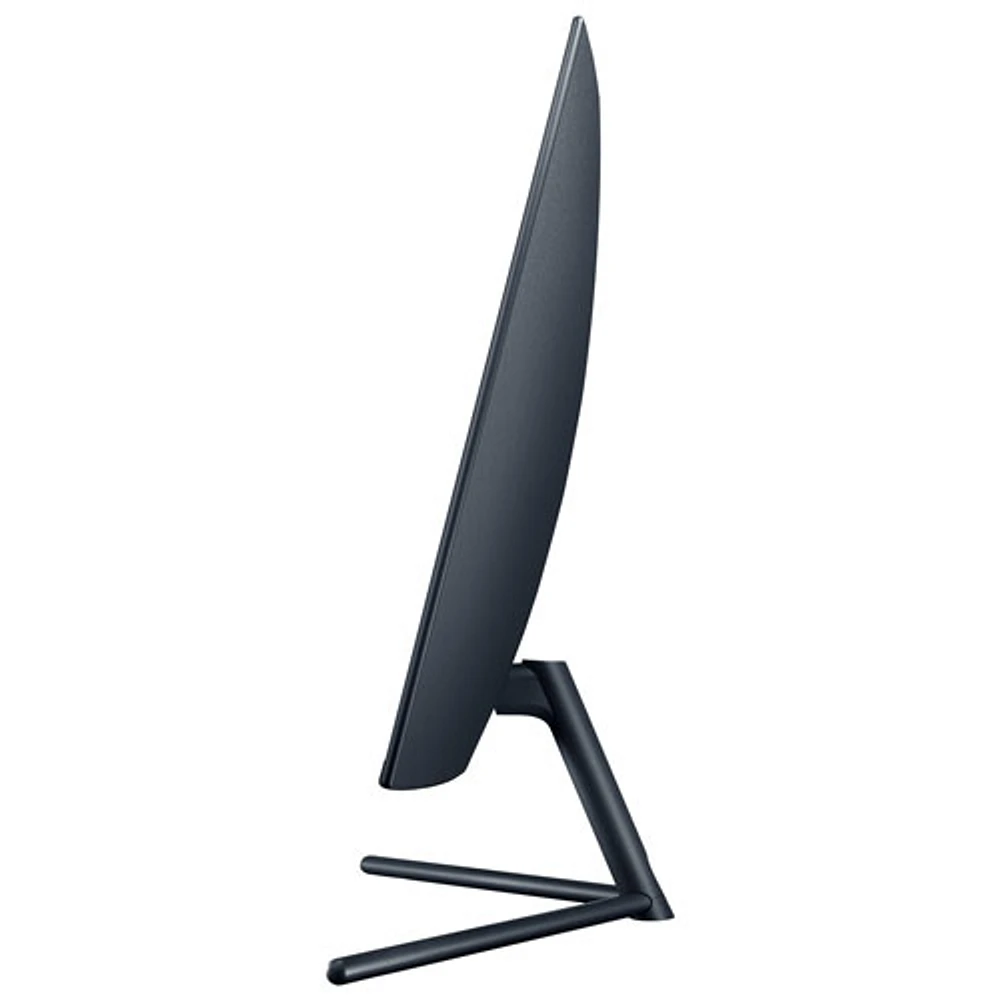 Moniteur DEL incurvé VA Ultra HD 4K 60 Hz de 32 po de Samsung avec temps de réponse de 4 ms gris à gris (LU32R590CWNXZA) - Bleu foncé/Gris