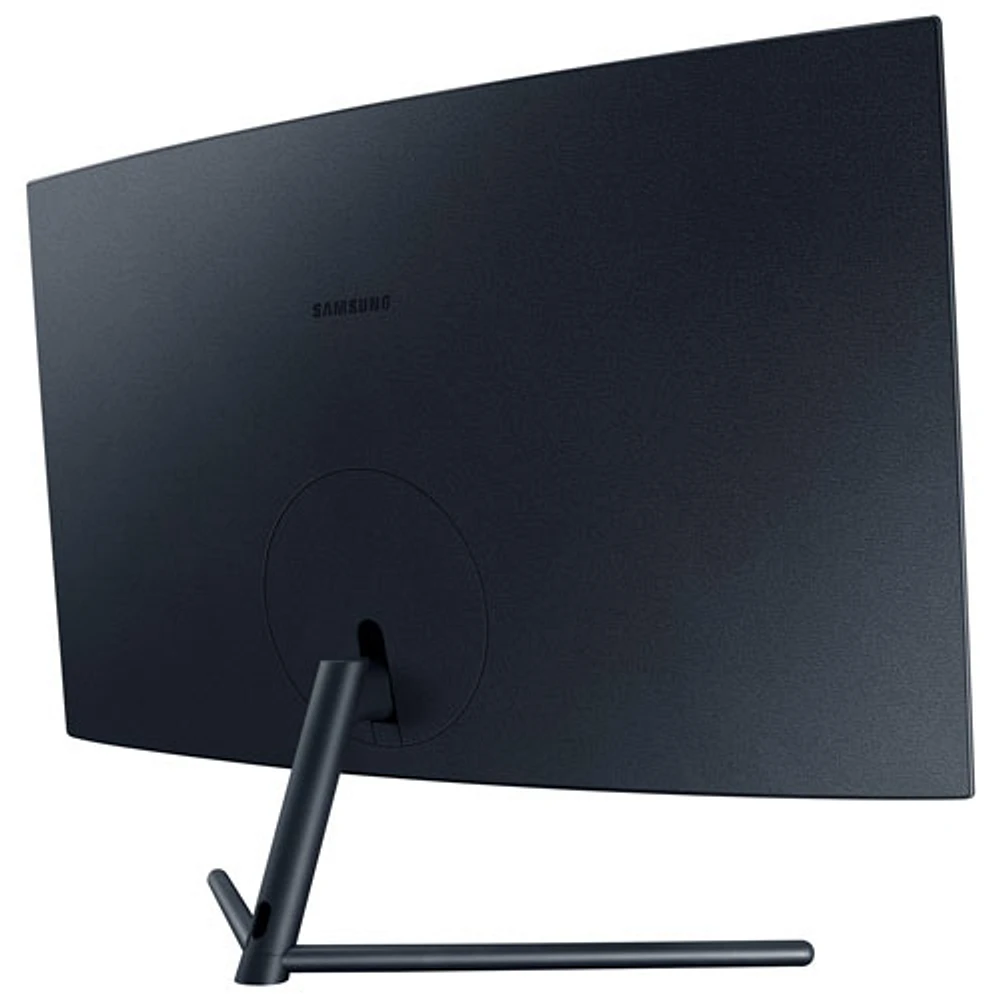 Moniteur DEL incurvé VA Ultra HD 4K 60 Hz de 32 po de Samsung avec temps de réponse de 4 ms gris à gris (LU32R590CWNXZA) - Bleu foncé/Gris