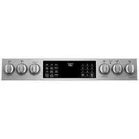 Café 30" True Convection 5-Element Slide-In Smooth Top Electric Range (CCES700P2MS1)-Stainless Steel