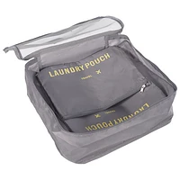 Ensemble de 6 articles d'organisation de voyage Luggage de Nicci - Gris