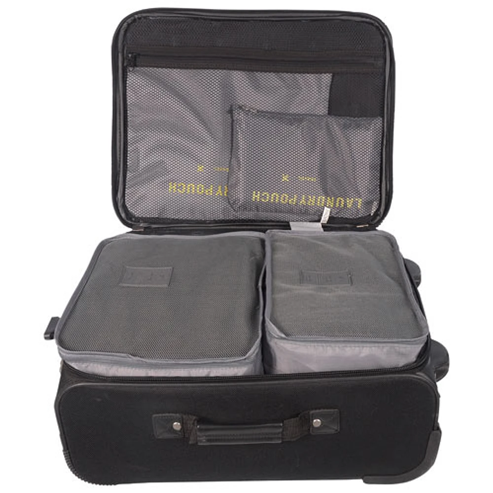 Ensemble de 6 articles d'organisation de voyage Luggage de Nicci - Gris