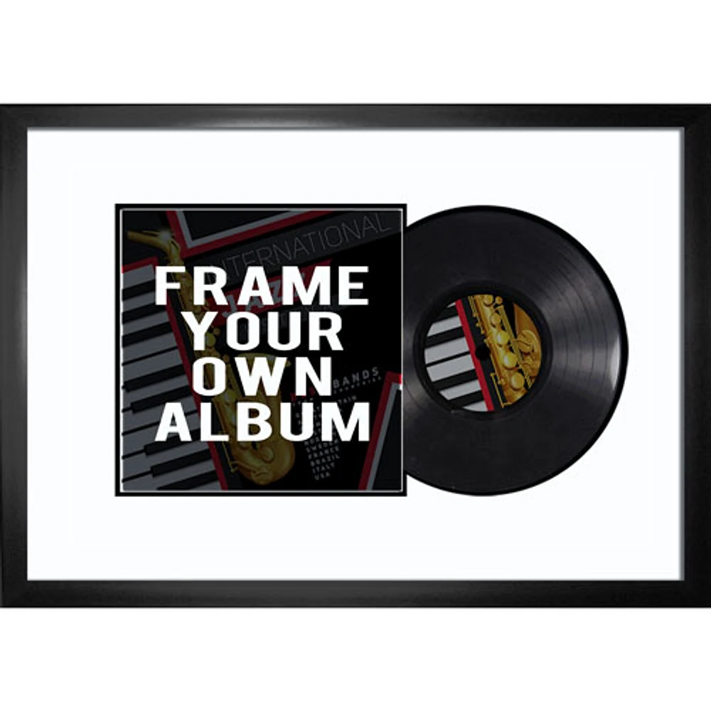 Cadre pour album de disque de vinyle de Frameworth - Fond blanc