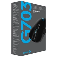Logitech G703 HERO 25600 DPI Wireless Optical Gaming Mouse - Black