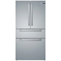 Bosch 36" 21 Cu. Ft. Counter-Depth 4-Door French Door Refrigerator (B36CL80SNS) - Stainless Steel