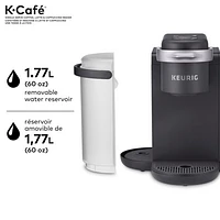 Keurig K-Café Single Serve Coffee Maker - Dark Charcoal