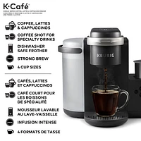 Keurig K-Café Single Serve Coffee Maker - Dark Charcoal