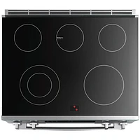 Bosch 30" 4.6 Cu. Ft. True Convection 5-Element Slide-In Electric Range (HEI8056C) - Stainless Steel