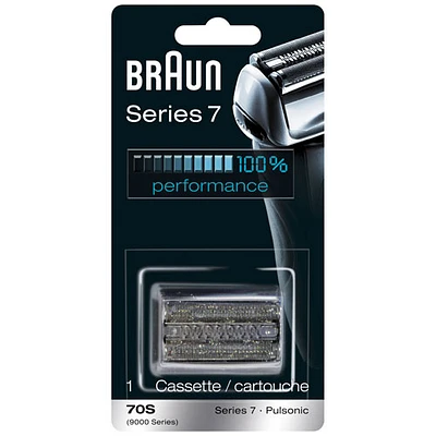 Tête de rasoir de rechange série 7 de Braun (70S) - Argenté