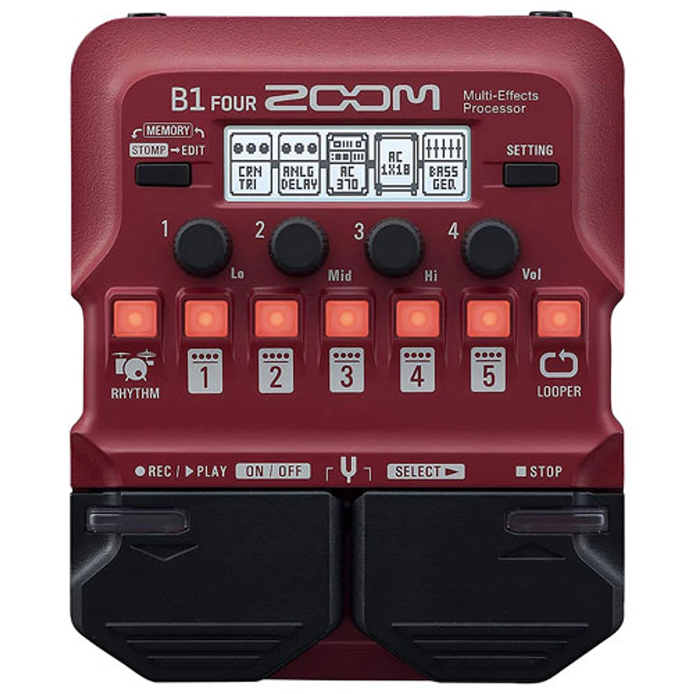 Processeur à effets multiples de basse B1 Four de Zoom