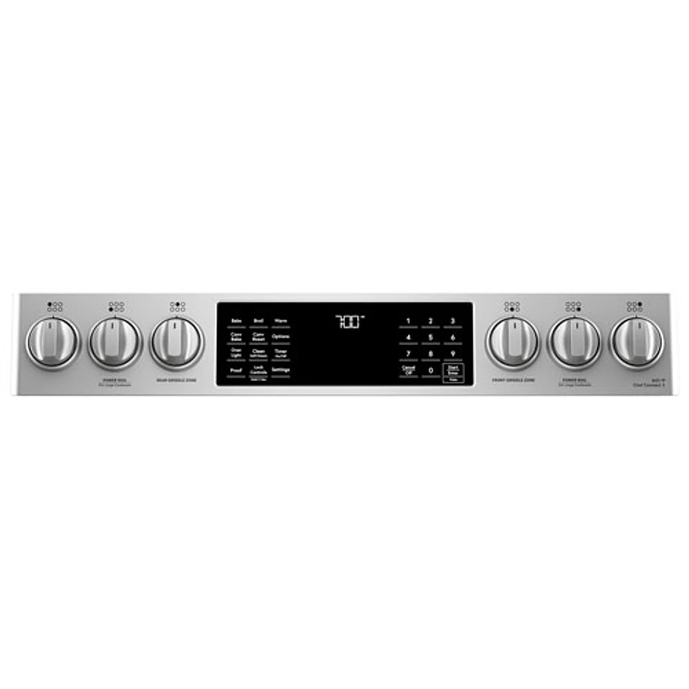 Cuisinière gaz encastr. 6 brûleurs four convect. véritable 5,6 pi³ 30 po Café (CCGS700P2MS1) - Inox