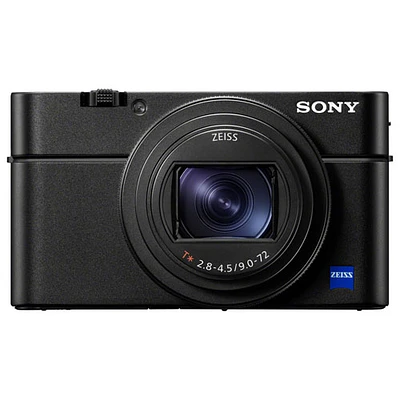 Sony Cyber-shot RX100 VII Content Creator Vlogger 20.1MP 8x Optical Zoom Digital Camera - Black
