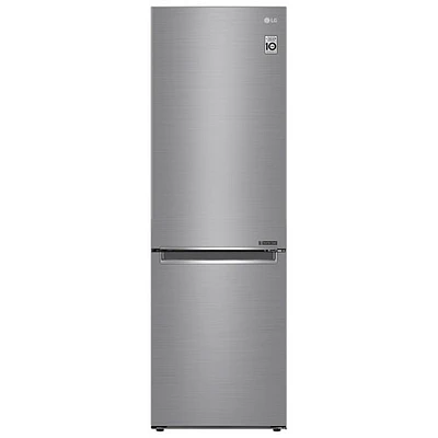LG 24" 11.9 Cu. Ft. Counter-Depth Bottom Freezer Refrigerator (LBNC12231V) - Platinum Silver