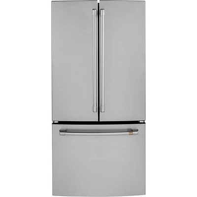 Réfrigérateur à deux portes à profondeur de comptoir 18,6 pi³ 33 po Café de LG (CWE19SP2NS1) - Inox
