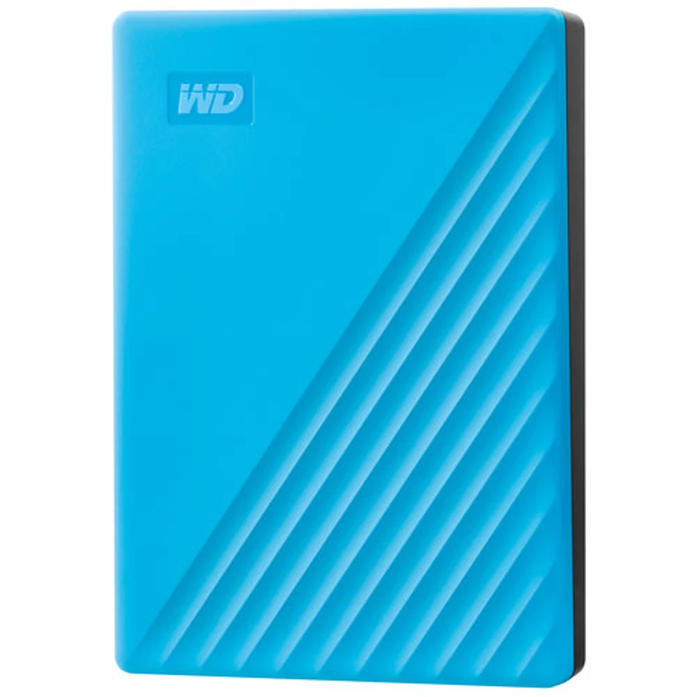 Disque dur externe portatif USB 5 To My Passport de WD (WDBPKJ0050BBL-WESN) - Bleu - Exclusivité BBY