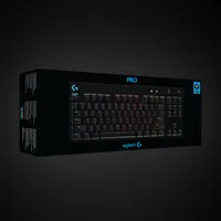 Logitech G Pro Backlit Mechanical GX Blue Clicky Gaming Keyboard
