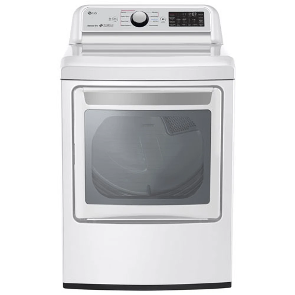 Sécheuse électrique de 7,3 pi³ de LG (DLEX7250W) - Blanc - Boîte ouverte - Parfait état