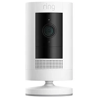 Ring Stick Up Cam Wire-Free Outdoor 1080p HD IP Camera - White