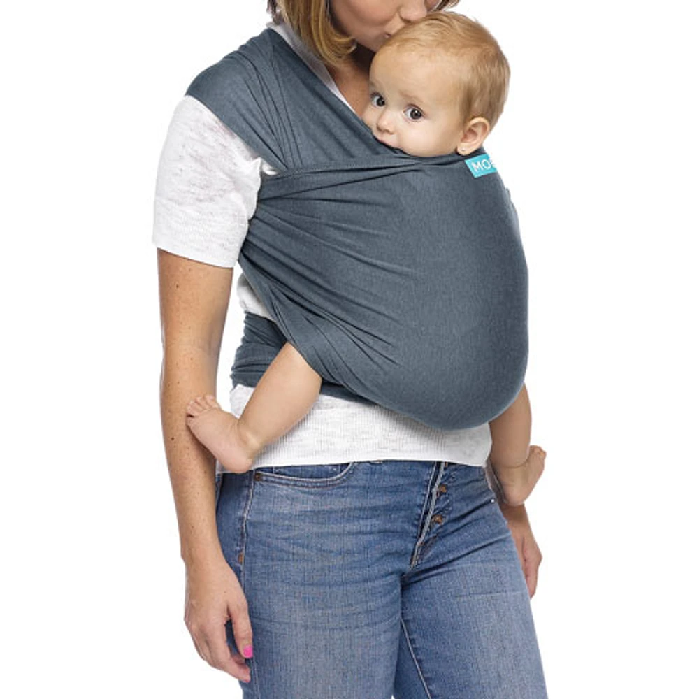 Porte-bébé à trois positions Evolution de Moby - Denim