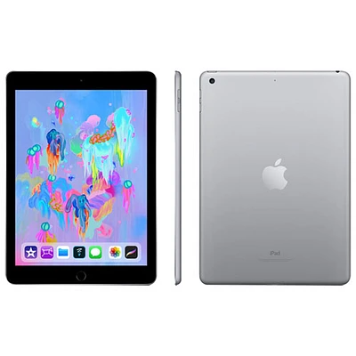 TELUS Apple iPad 128GB with Wi-Fi/4G LTE - Space Grey (6th Generation) - Monthly Financing