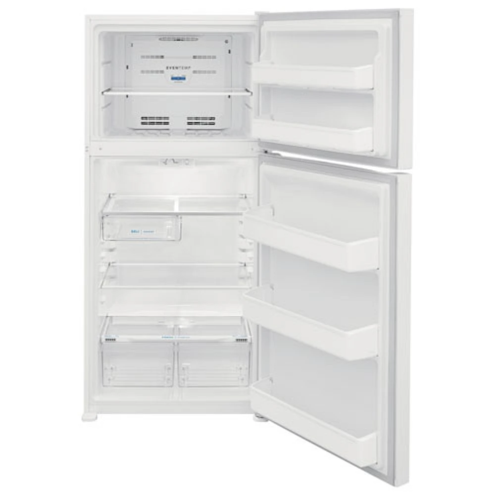 Réfrigérateur à congélateur supérieur 30 po 18,3 pi³ de Frigidaire (FFTR1835VW) - Blanc