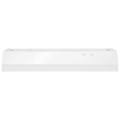 Hotte de dessous d'armoire de 30 po de Whirlpool (WVU17UC0JW) - Blanc