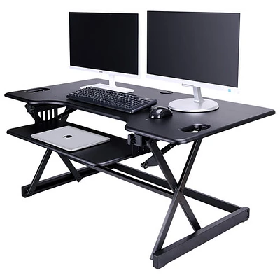 Surélévateur de bureau avec plateau pour clavier pour travailler debout DADR- de Rocelco