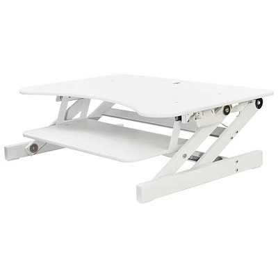Surélévateur de bureau avec plateau pour clavier pour travailler debout EADR de Rocelco