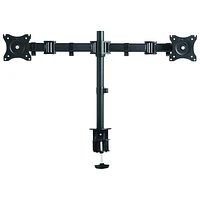 Rocelco DM2 Dual Monitor Desk Mount - Black