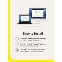 Norton AntiVirus Plus (PC/Mac) - 1 Device - 2GB Cloud Backup - 1-Year Subscription - Digital Download