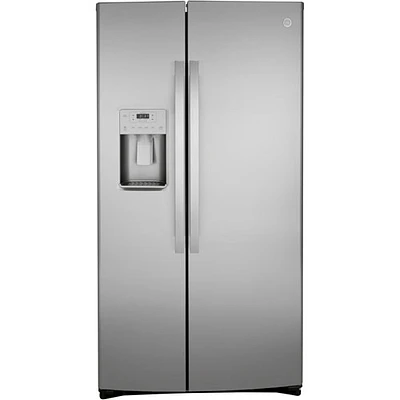 Réfrigérateur congélat. juxt. 25,1 pi³ 36 po distributeur eau/glaçons Whirlpool (GSS25IYNFS) - Inox