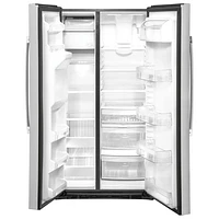 Réfrigérateur congélat. juxt. 25,1 pi³ 36 po distributeur eau/glaçons Whirlpool (GSS25IYNFS) - Inox