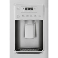 Réfrigérateur congélat. juxt. 25,1 pi³ 36 po distributeur eau/glaçons Whirlpool (GSS25IYNFS) - Inox